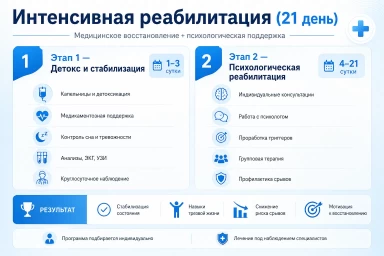 Реабилитация за 21 день в Новотроицке